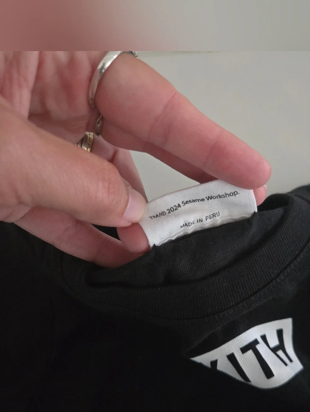 Kith Kids x Sesame Street Family Tee Black 4T Toddler Elmo Cookie Monster Tshirt - Picture 5 of 12